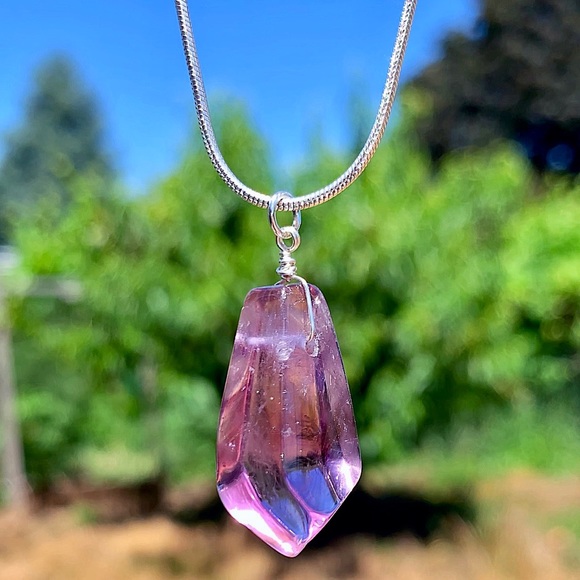 5 LEFT! Amethyst Gemstone Pendant! (Larger Size) - Picture 3 of 7
